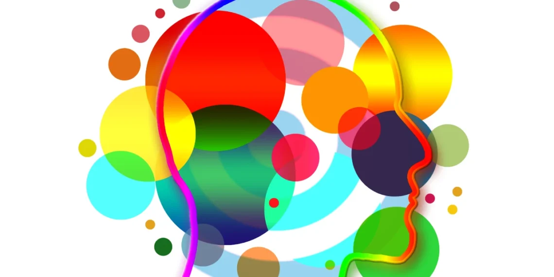 resonant leder anvendelse af cirkler omkring et omrids af et menneske