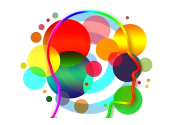 resonant leder anvendelse af cirkler omkring et omrids af et menneske