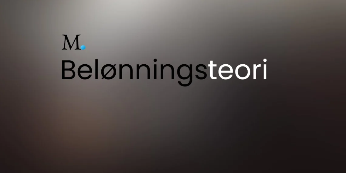 Belønningsteori skrevet i sort og hvidt