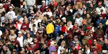 stor menneskemængde som visualisering af receptionsmodellen.