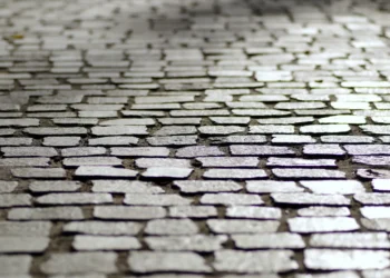 Nikolaj Mackowski her ses en brostensbelagt vej som tema til artiklen