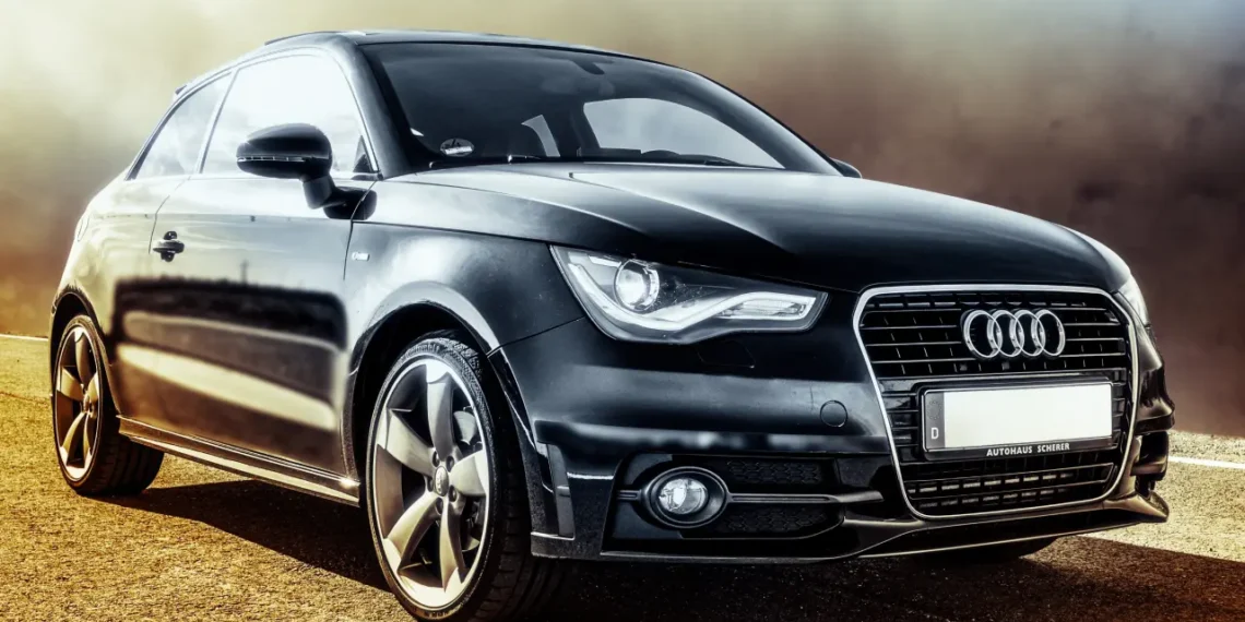 AIDA modellen - her en generisk sort AUDI som udtryk for AIDA modellen