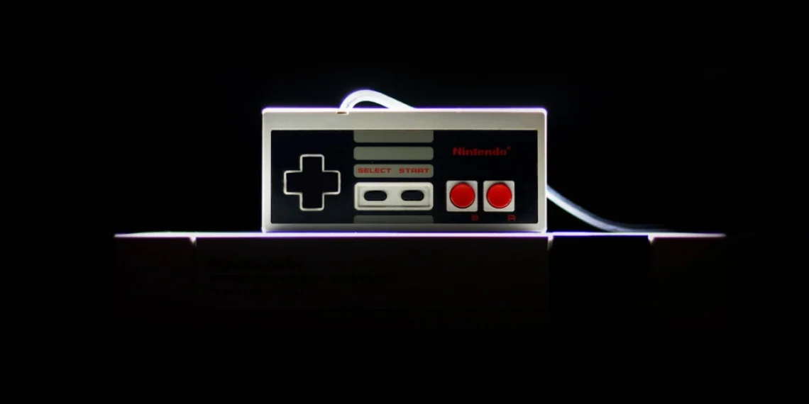 Gamemaster modellen - her den første controller fra Nintendo som udtryk for gamemaster