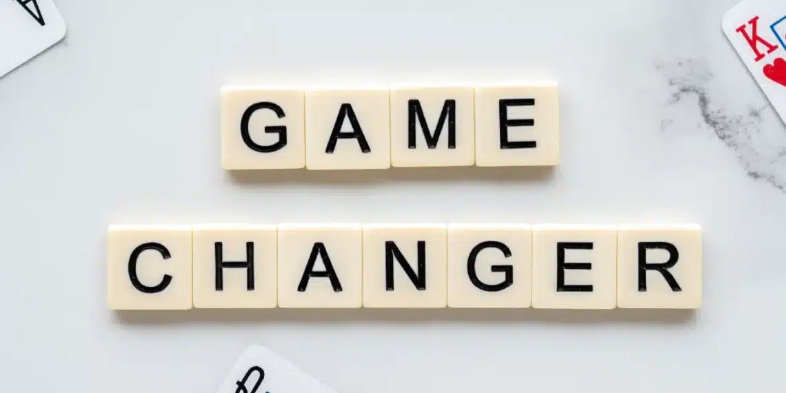 gamemaster modellen - her game changer vist med game changer bogstaver