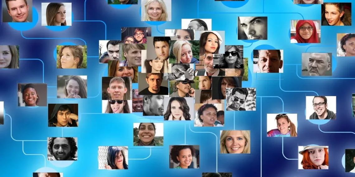 skrive en anbefaling eller ikke - forbundne mennesker som på LinkedIn