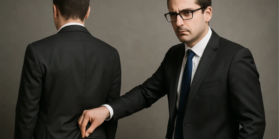 gældsstyrelsen går i lommen på en borger bagfra