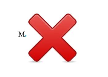 Cancel culture rødt kryds som tegn på kulturen