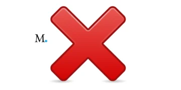 Cancel culture rødt kryds som tegn på kulturen