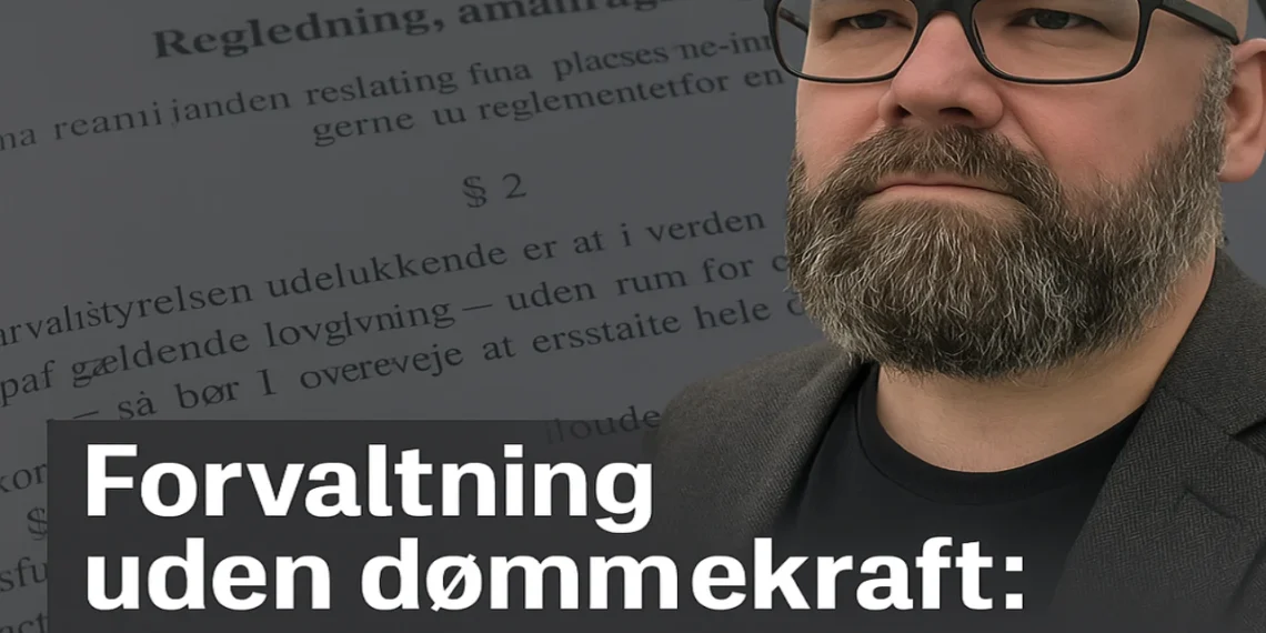 forvaltning uden dømmekraft - nikolaj mackowski billede