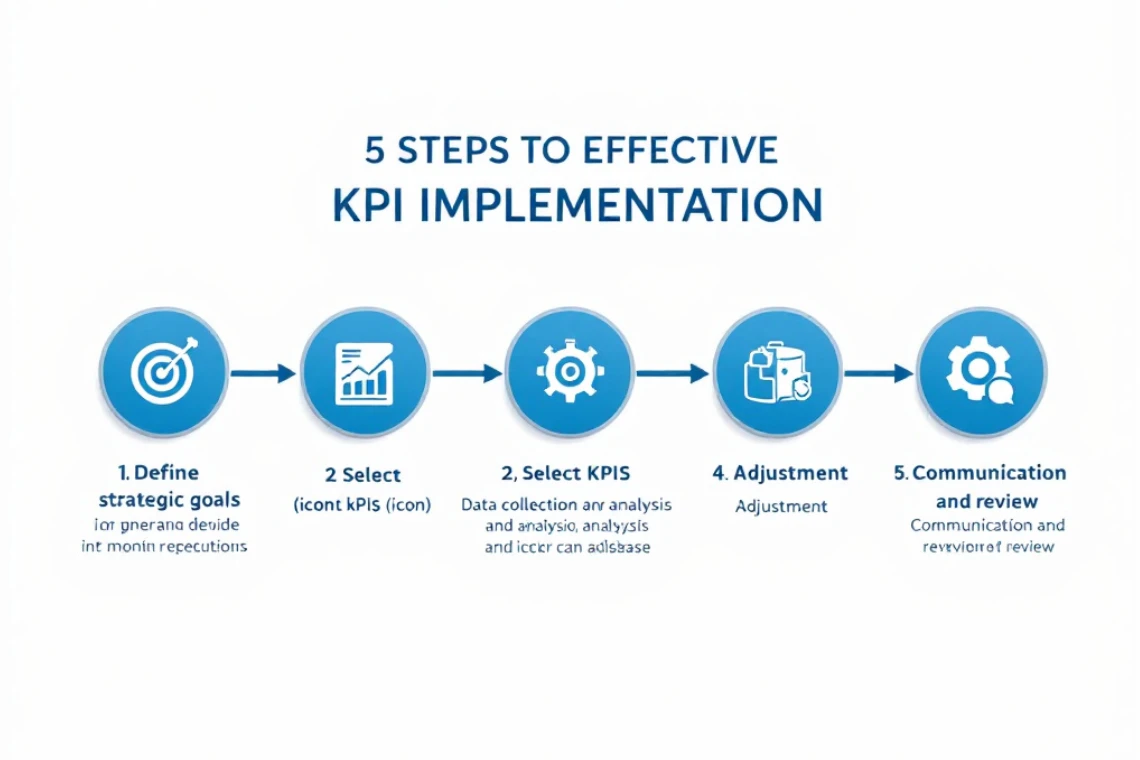 KPI'er illustration implementering trin for trin