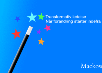 Transformativ ledelse fordi forandring starter indefra magic wand med stjerner