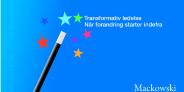 Transformativ ledelse fordi forandring starter indefra magic wand med stjerner