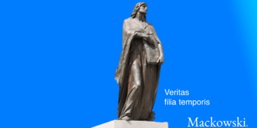 Den selvlegitimerende leder her i skikkelse af statuen Veritas fra romersk mytologi Leder Nikolaj Mackowski