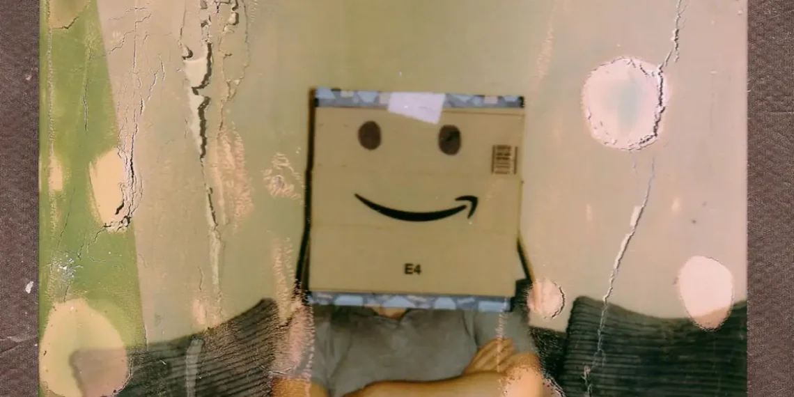 Mand sidder med papkasse på hovedet som udtryk får dårlig ledelse