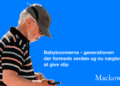 Babyboomerne formede verden - boomer med sin nokiatelefon