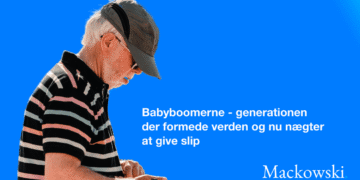 Babyboomerne formede verden - boomer med sin nokiatelefon