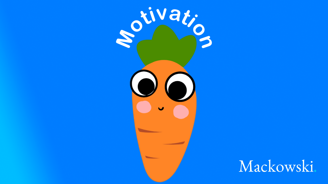 Hvad er motivation gulerod med øjne og motivation skrevet over guleroden V2.1