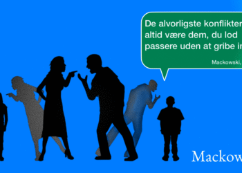 Konflikthåndtering meme og silhuetter af mennesker infografik