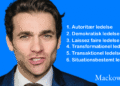 Ledelsesstile de 6 vigtigste infografik af Leder Nikolaj Mackowski