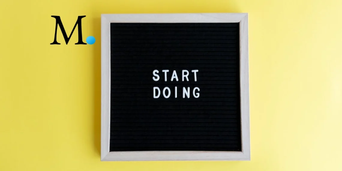 start doing indrammet som metafor for laissez faire ledelse.