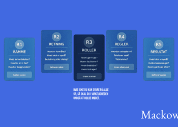 5R modellen infografik af Leder Nikolaj Mackowski