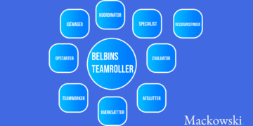 Belbins teamroller infografik af Leder Nikolaj Mackowski