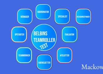 Belbins teamroller test infografik af Leder Nikolaj Mackowski