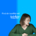 Konflikt test kvinde kigger til højre og er vred.