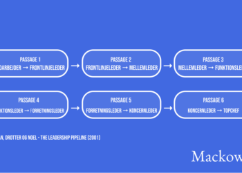 Leadership pipeline test infografik af Leder Nikolaj Mackowski