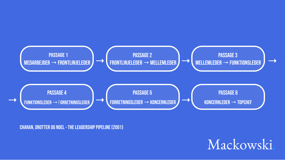 Leadership pipeline test infografik af Leder Nikolaj Mackowski