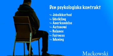Mand sidder og tænker som i den psykologiske kontrakt