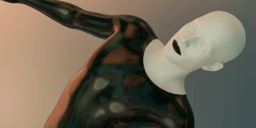 Mannequin med hvid maske over hovedet som i manipulation i ledelse