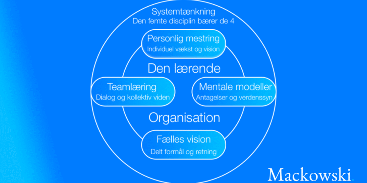 Den lærende organisation V2.1 infografik af Leder Nikolaj Mackowski