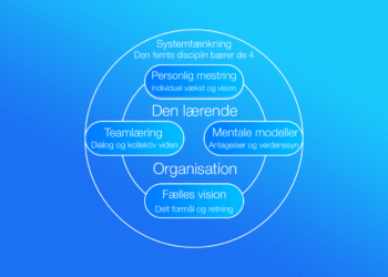 Den lærende organisation cirkelgrafik