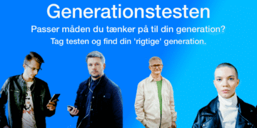 Generationer testen tænker du som din generation infografik af LNM