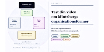 Henry Mintzberg online test infografik på dansk.
