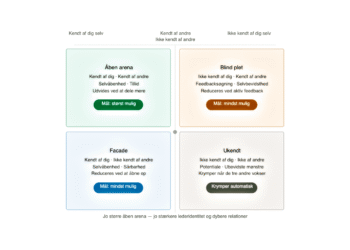 Johari-vindue udvidet test infografik [C] 2026 LNM.
