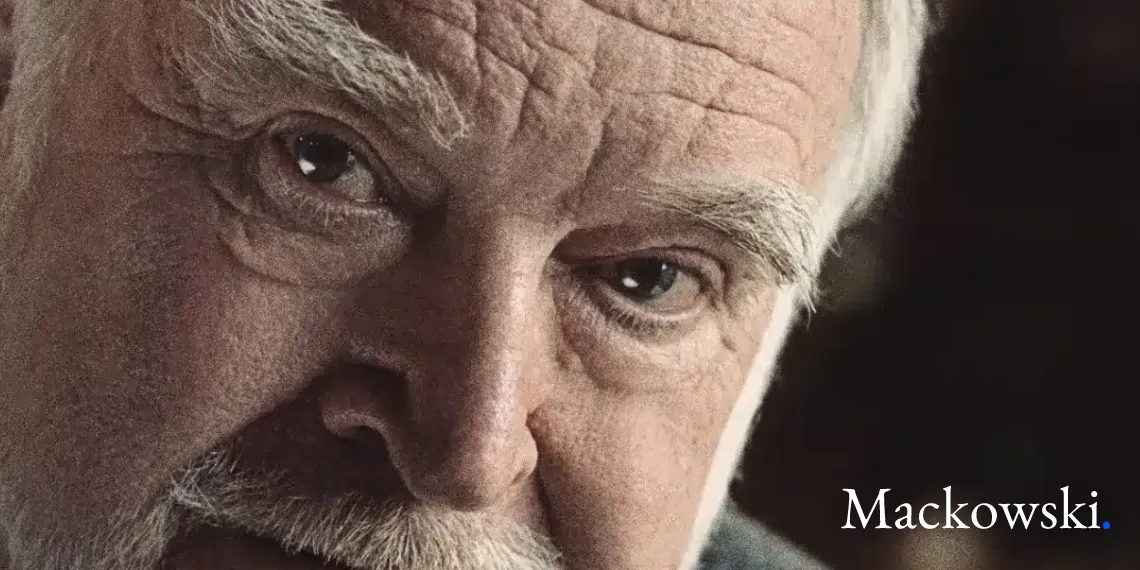 Mihaly Csikszentmihalyi her ham selv fotograferet tæt på med Mackowski logo