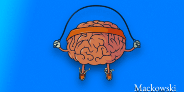 Mindset test growth eller fixed infografik med lille sjippende hjerne FINAL
