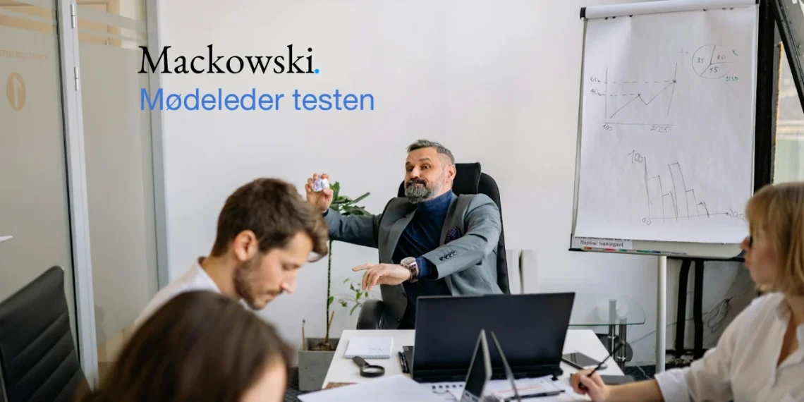 Mødeleder testen kaotisk møde mellem mennesker som metafor for mødelederen.