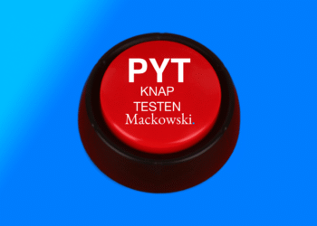 Pytknap testen rød knap med hvid skrift V3.1 (C) 2026 LNM
