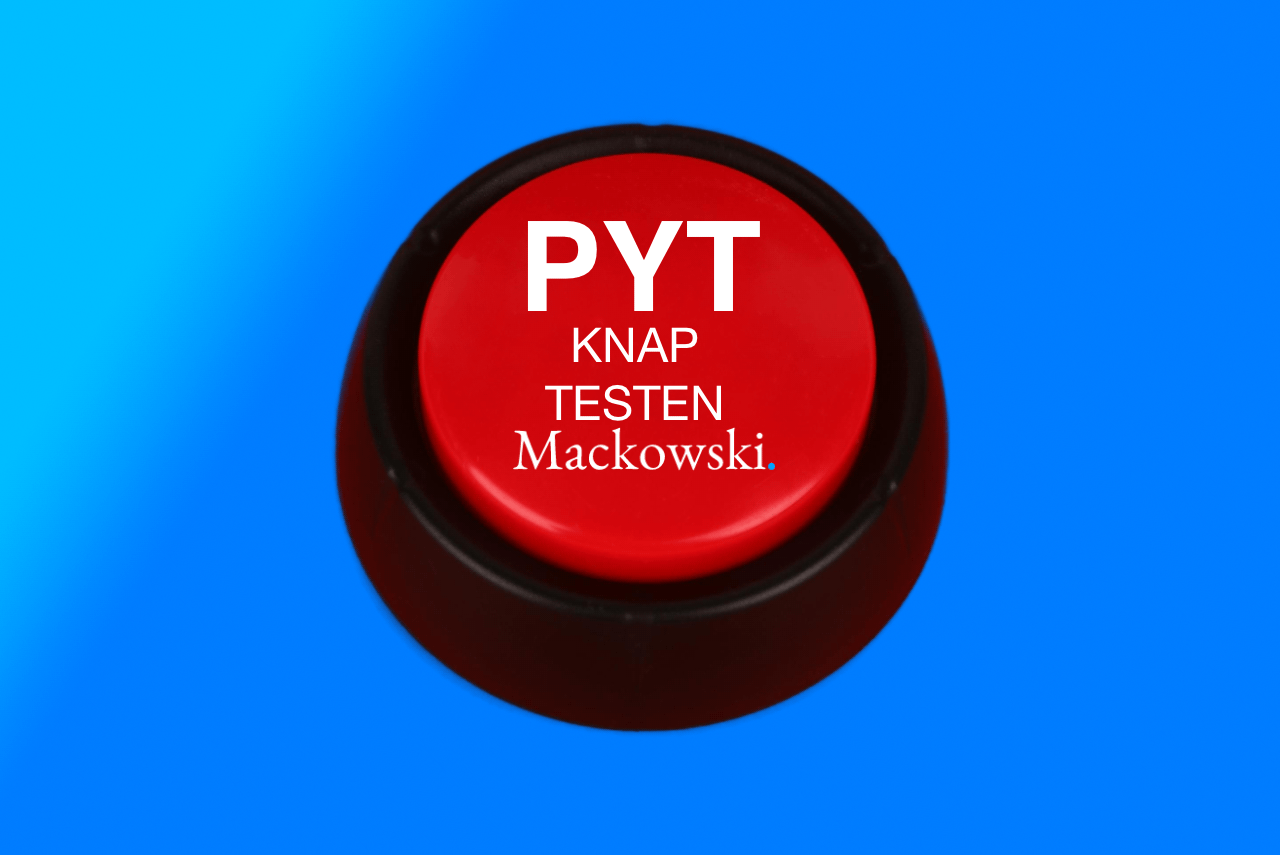 Pytknap testen rød knap med hvid skrift V3.1 (C) 2026 LNM