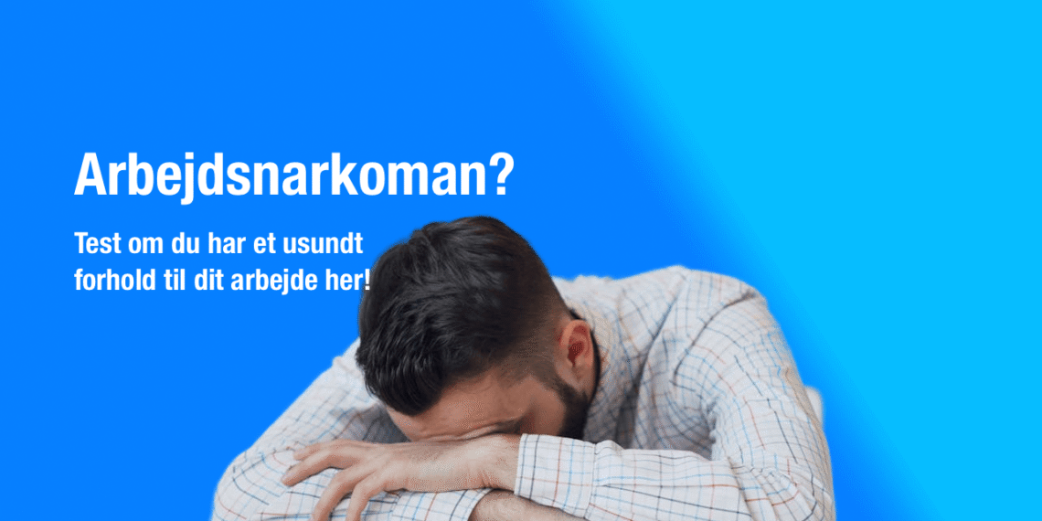 Arbejdsnarkoman sover oven på MacBook på kontoret V2.0.