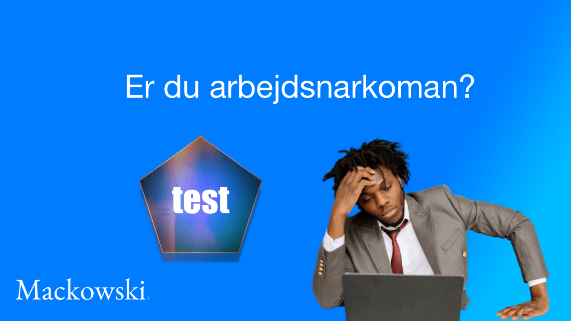 Arbejdsnarkoman test online infografik af LNM 2026 V.1.1