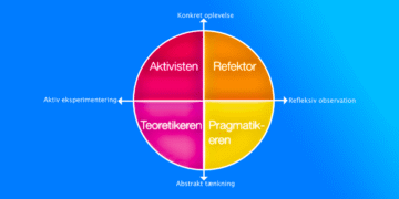 Honey og Mumford læringsstile infografik på dansk af LNM 2026 V3.2