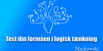 Kognitiv test infografik hoved med rod i hovedet