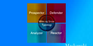 Miles og Snow strategi 1140x641px infografik med overlay V.3.1