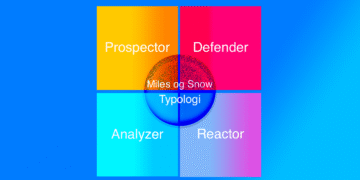 Miles og snow strategi infografik af Leder Nikolaj Mackowski