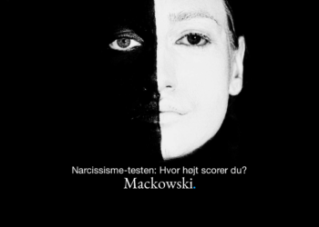 Narcissisme test sort og hvidt kvindeansigt V2.1