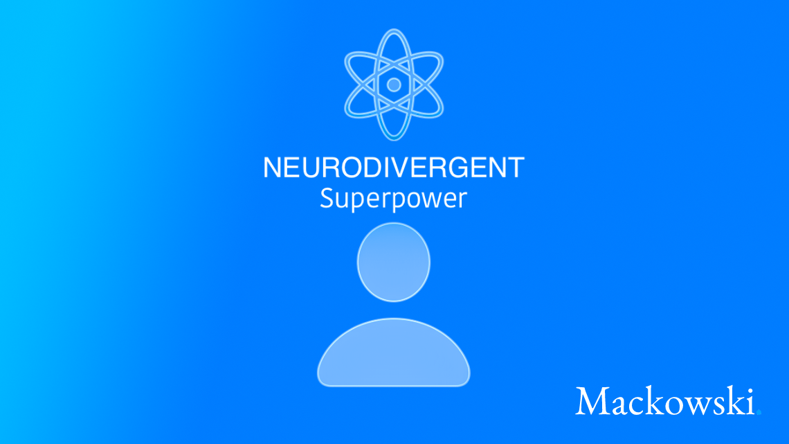 Neurodivergent som en super power infografik Leder Nikolaj Mackowski